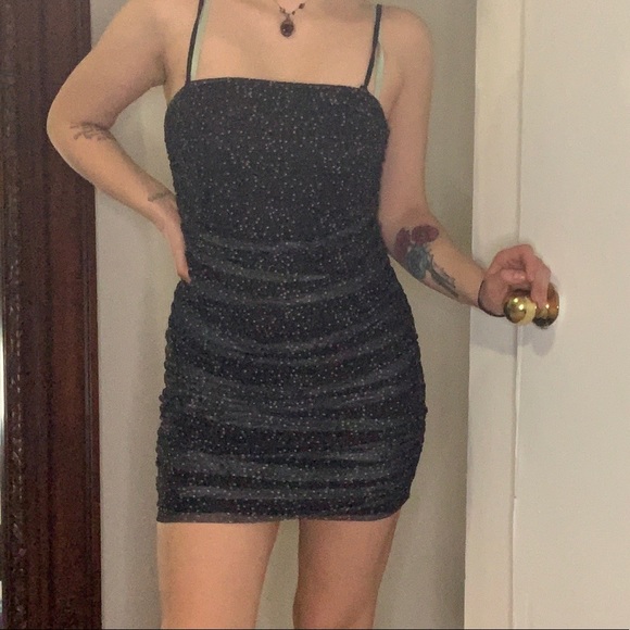 Nasty Gal Polka Dot Mini Dress - Picture 2 of 3